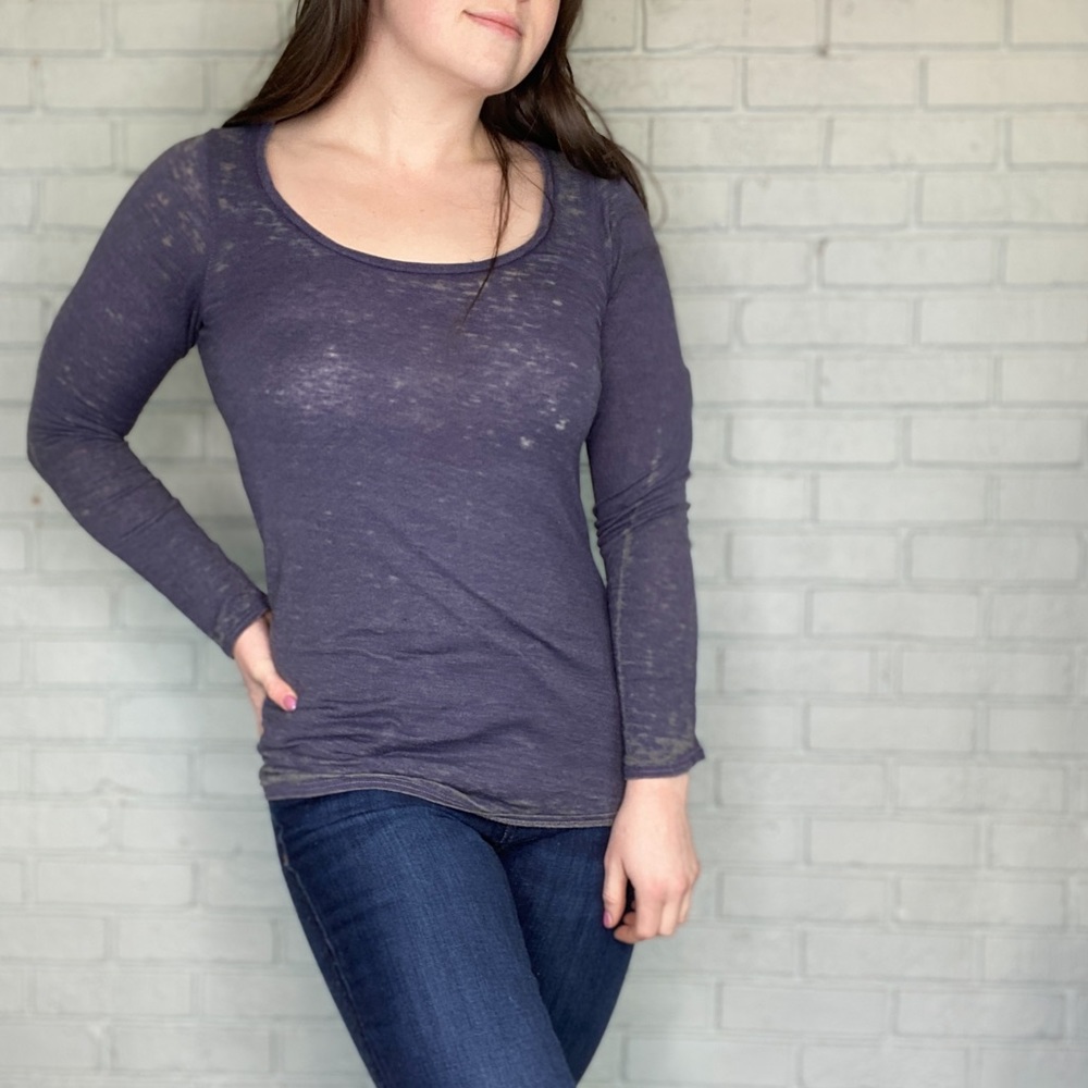 Chaser LA Lightweight Back Cut Out Tee Size Small